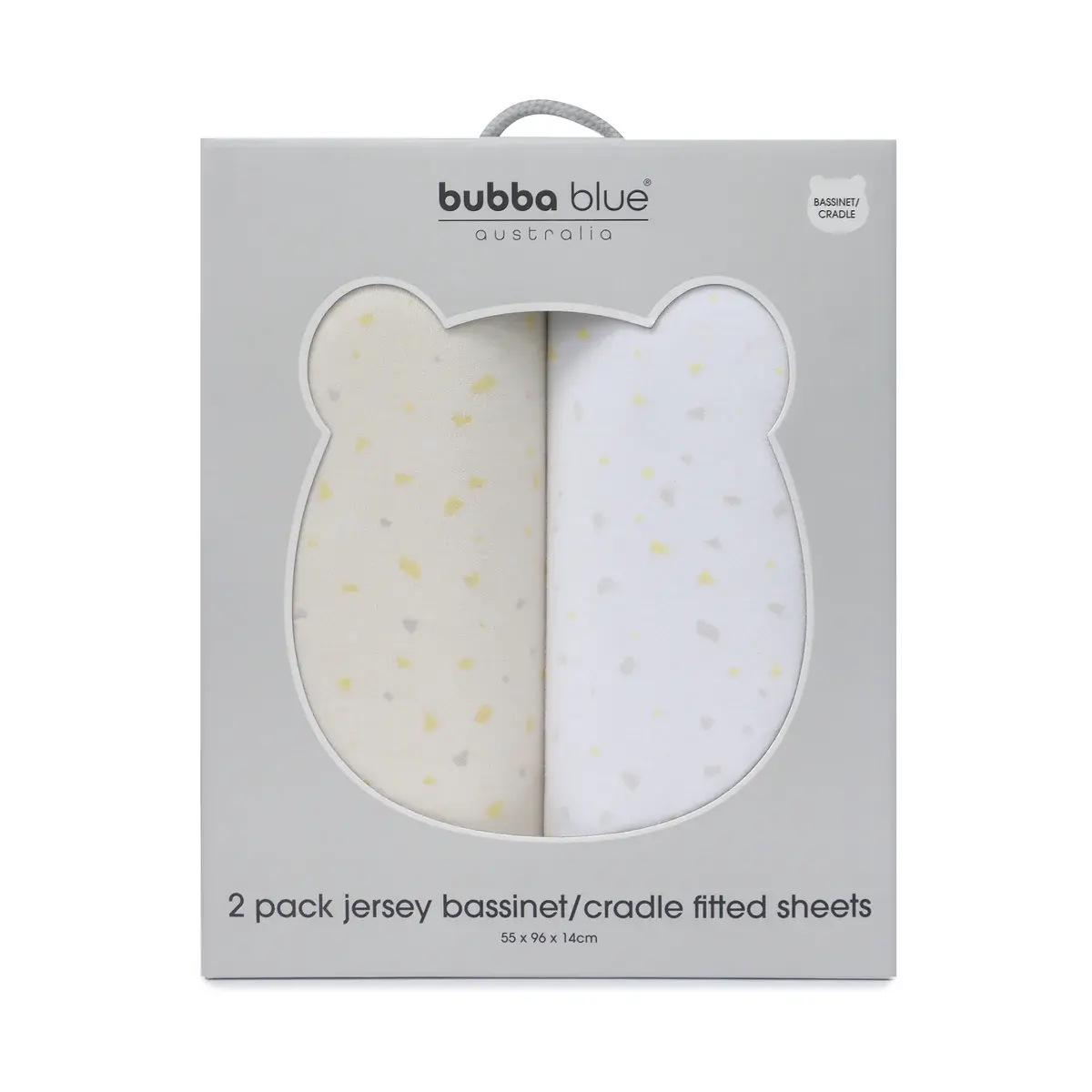 Bubba Blue Bubba Blue Everyday Essentials 2 PK Bass/Cradle Fitted Sheet