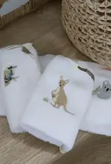 Bubba Blue Bubba Blue Aussie Animals 3 PK Wash Cloths