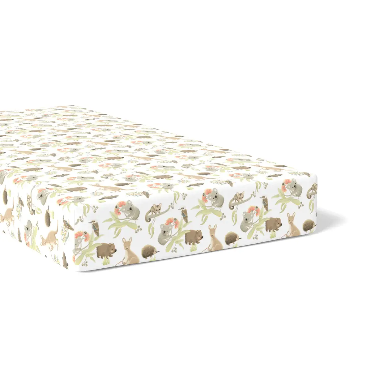 Bubba Blue Bubba Blue Aussie Animals Cot Fitted Sheet