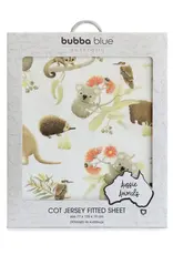 Bubba Blue Bubba Blue Aussie Animals Cot Fitted Sheet