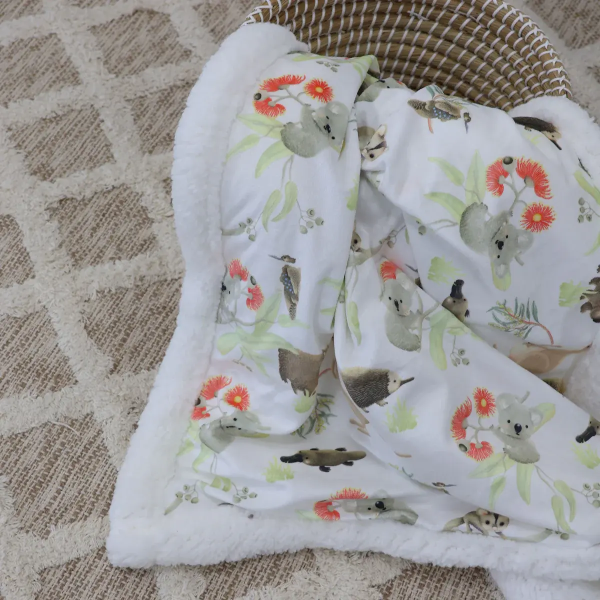 Bubba Blue Bubba Blue Aussie Animals Cuddle Blanket