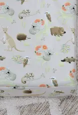 Bubba Blue Bubba Blue Aussie Animals Waterproof Change Mat Cover