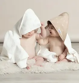 Bubba Blue Bubba Blue Organic Cotton 2pk Hooded Towels - Chestnut