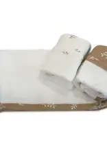 Bubba Blue Bubba Blue Organic Cotton 3PK Wash Cloths - Chestnut