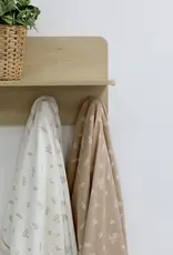 Bubba Blue Bubba Blue Organic Cotton 2PK Jersey Wraps - Chestnut