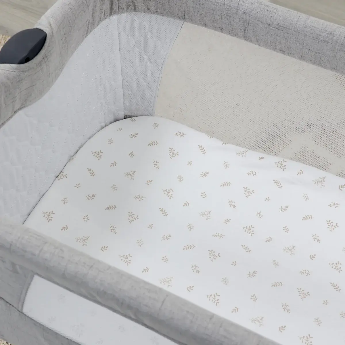 Bubba Blue Bubba Blue Organic Cotton 2PK Co Cleeper Fitted Sheets - Chestnut