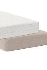 Bubba Blue Bubba Blue Organic Cotton 2PK Cot Fitted Sheets - Chestnut