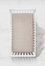 Bubba Blue Bubba Blue Organic Cotton 2PK Cot Fitted Sheets - Chestnut