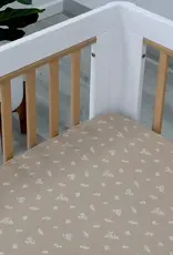 Bubba Blue Bubba Blue Organic Cotton 2PK Cot Fitted Sheets - Chestnut