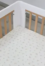 Bubba Blue Bubba Blue Organic Cotton 2PK Cot Fitted Sheets - Chestnut