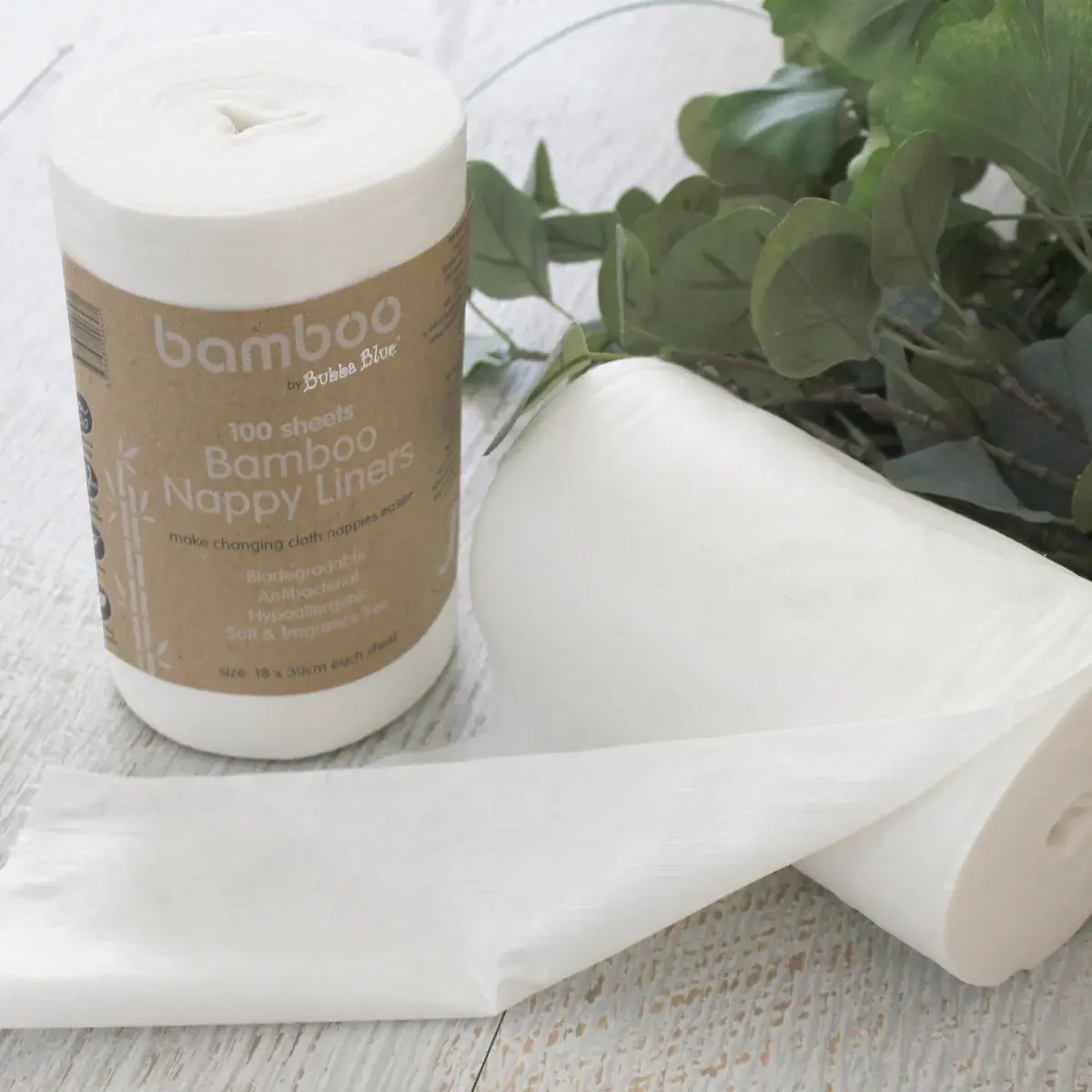 Bubba Blue Bubba Blue White Bamboo Nappy Linners