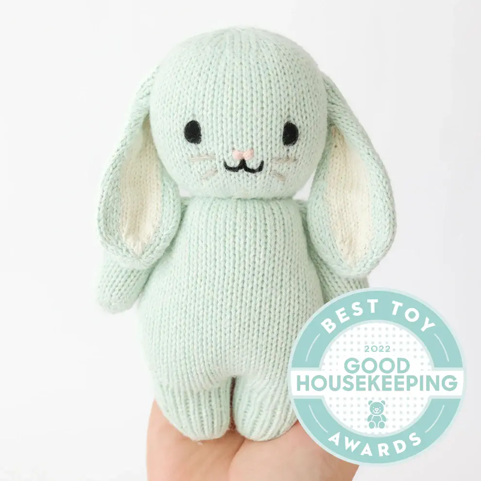Cuddle+Kind Cuddle+Kind Baby Animal - Bunny (mint)