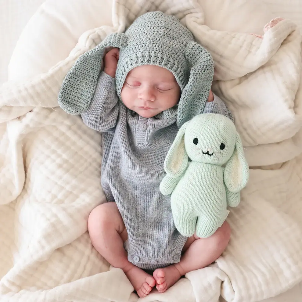 Cuddle+Kind Cuddle+Kind Baby Animal - Bunny (mint)