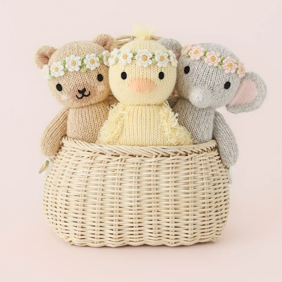Cuddle+Kind Cuddle+Kind Baby Animal - Elephant (Blush Floral)