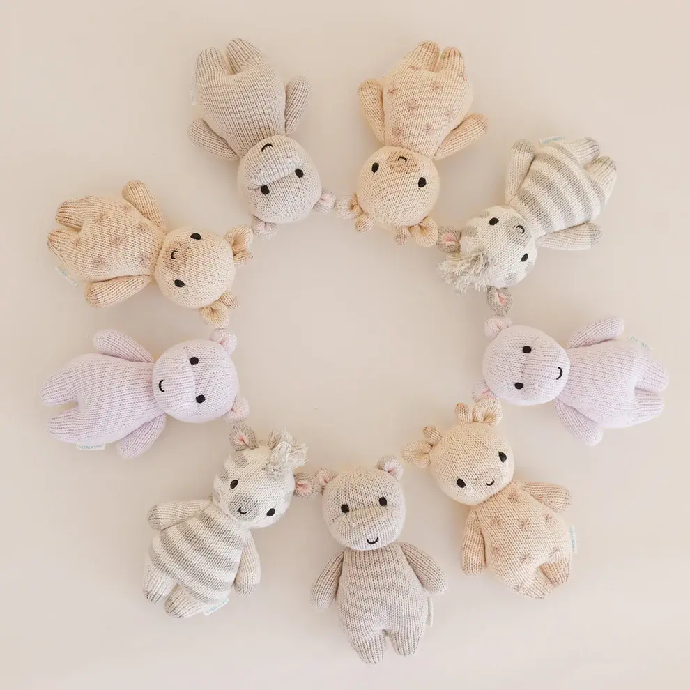 Cuddle+Kind Cuddle+Kind Baby Animal - Hippo (Pebble)