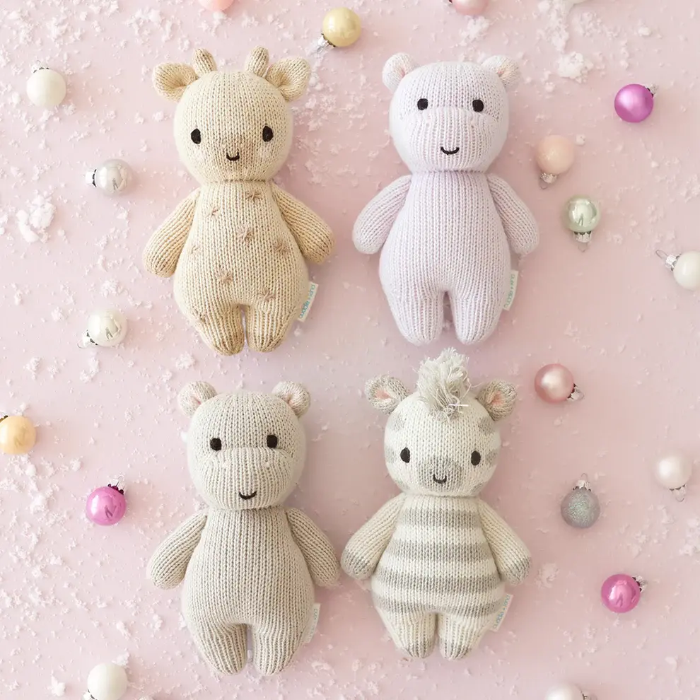 Cuddle+Kind Cuddle+Kind Baby Animal - Hippo (Pebble)