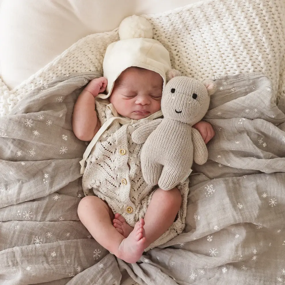 Cuddle+Kind Cuddle+Kind Baby Animal - Hippo (Pebble)