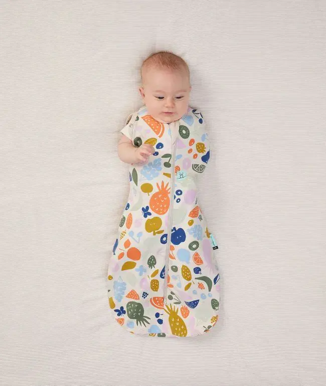 ErgoBaby ErgoPouch Cocoon Swaddle Bag 1.0 Tog Fruit Salad