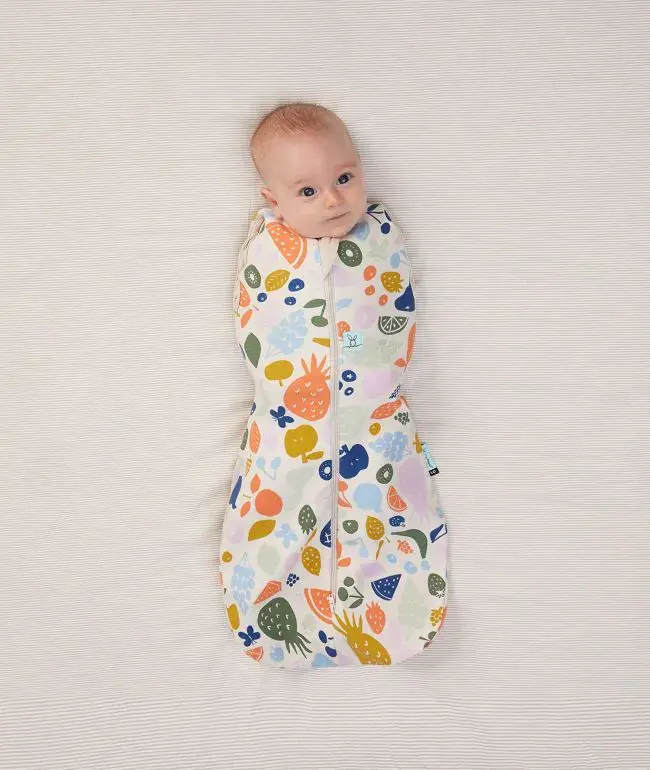 ErgoBaby ErgoPouch Cocoon Swaddle Bag 1.0 Tog Fruit Salad