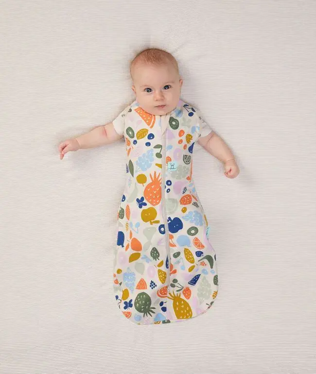 ErgoBaby ErgoPouch Cocoon Swaddle Bag 1.0 Tog Fruit Salad