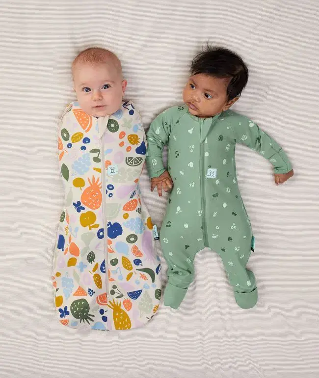 ErgoBaby ErgoPouch Cocoon Swaddle Bag 1.0 Tog Fruit Salad