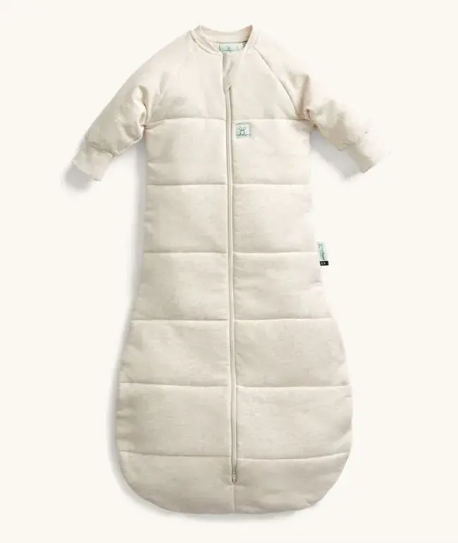 ErgoPouch ErgoPouch 2.5 Tog with sleeves Jersey Sleeping Bag Oatmeal Marle