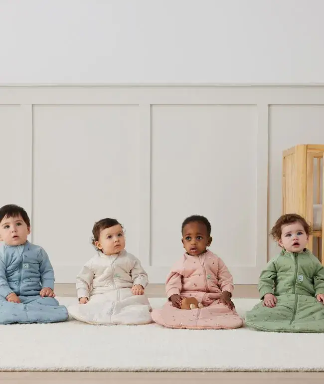 ErgoPouch ErgoPouch 3.5 Tog with sleeves Jersey Sleeping Bag Oatmeal Marle
