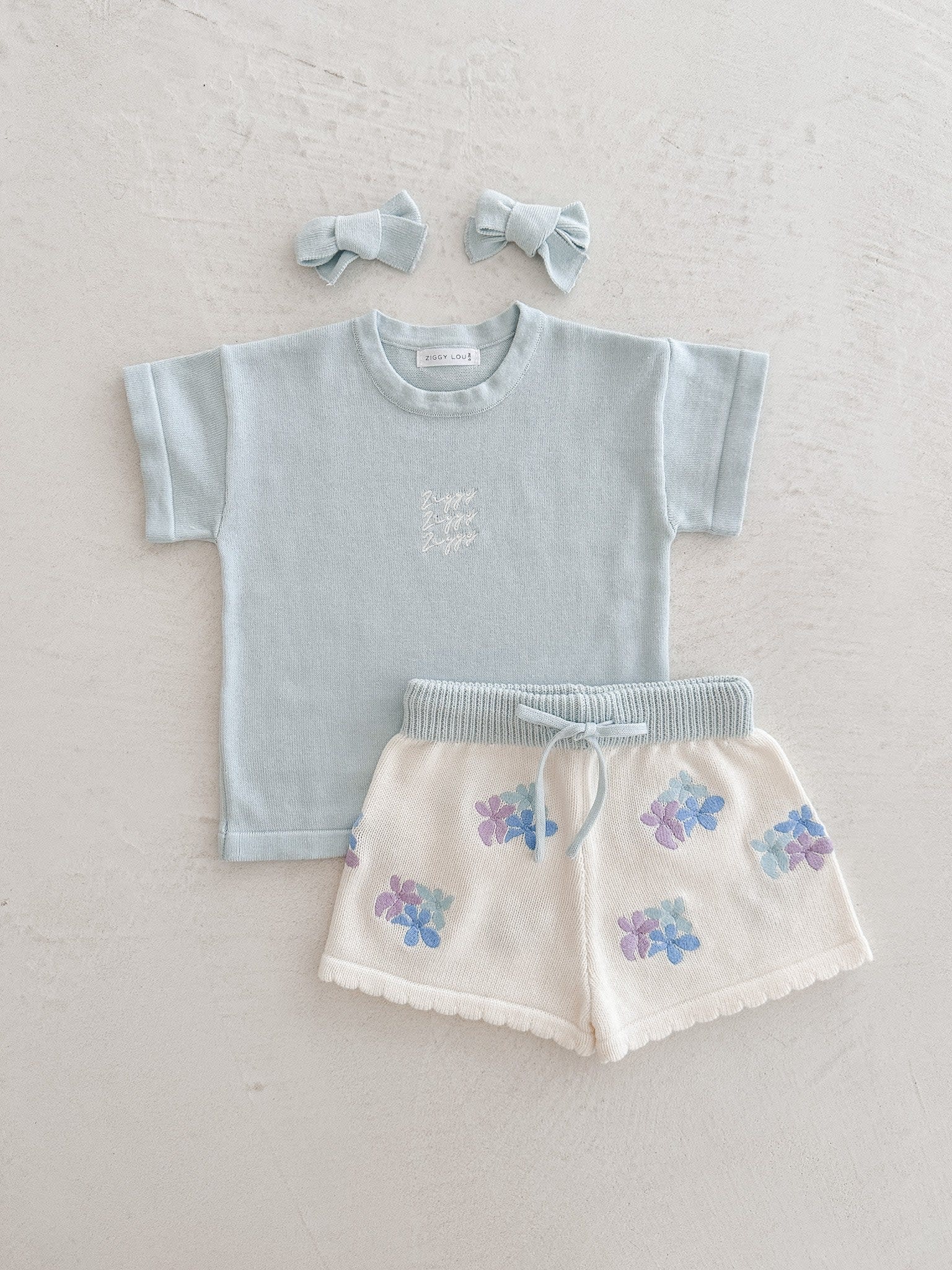 Ziggy Lou Ziggy Lou Signature Tee Cloud - 6Y