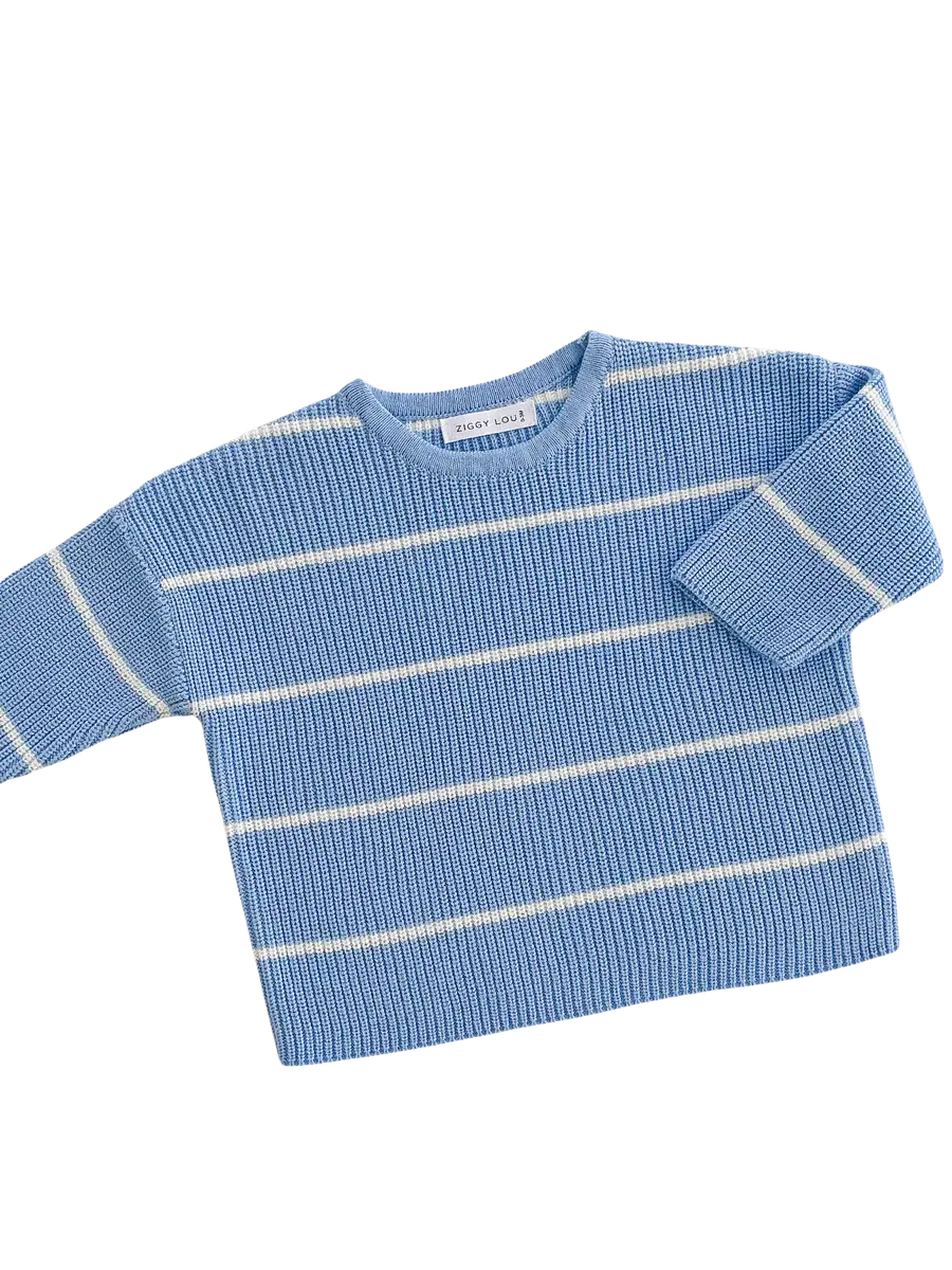 Ziggy Lou Ziggy Lou Pullover River Stripe - 3Y