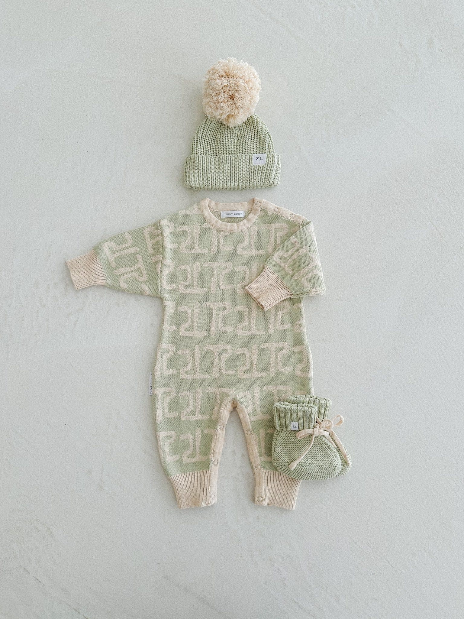 Ziggy Lou Ziggy Lou Booties Tallow - 3-6M
