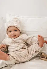 Ziggy Lou Ziggy Lou Classic Knit Romper Oatmeal Fleck - 12-18M