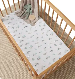 Snuggle Hunny Kids Snuggle Hunny Turtle Organic Fitted Cot Sheet