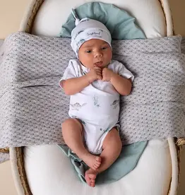 Snuggle Hunny Kids Snuggle Hunny Turtle Short Sleeve Organic Bodysuit