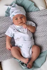 Snuggle Hunny Kids Snuggle Hunny Turtle Short Sleeve Organic Bodysuit