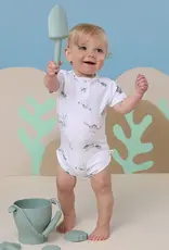 Snuggle Hunny Kids Snuggle Hunny Turtle Short Sleeve Organic Bodysuit