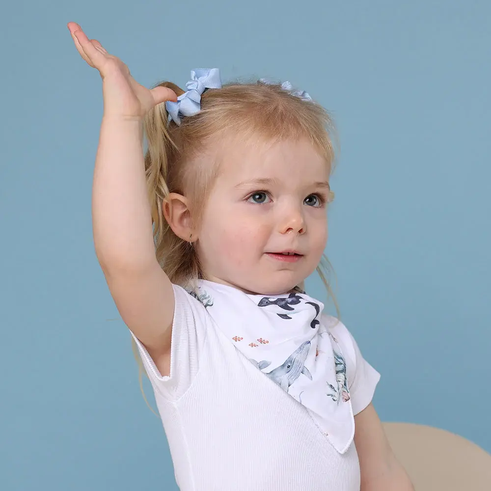 Snuggle Hunny Kids Snuggle Hunny Ocean Organic Dribble Bib