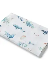 Snuggle Hunny Kids Snuggle Hunny Ocean Organic Muslin Wrap