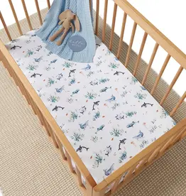 Snuggle Hunny Kids Snuggle Hunny Ocean Organic Fitted Cot Sheet