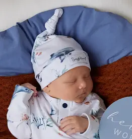 Snuggle Hunny Kids Snuggle Hunny Ocean Organic Knotted Beanie