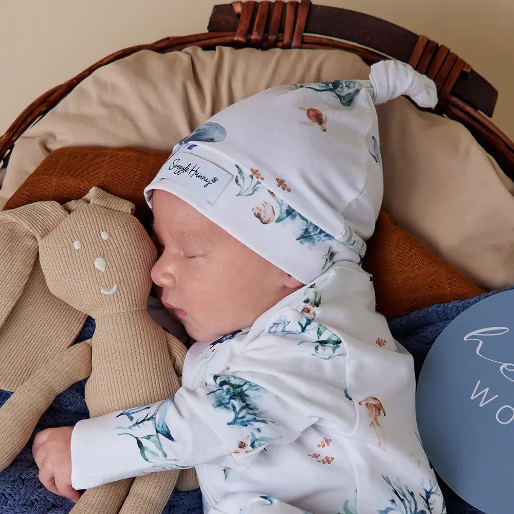 Snuggle Hunny Kids Snuggle Hunny Ocean Organic Knotted Beanie