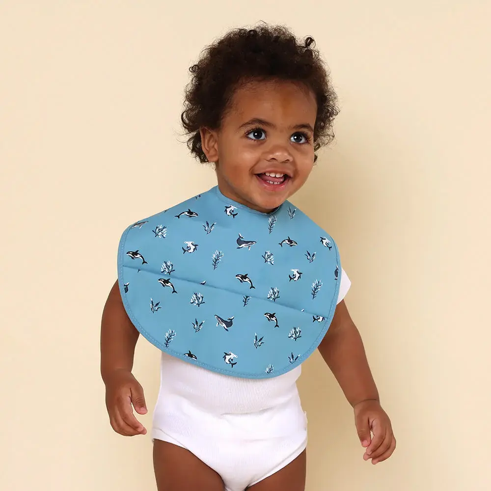 Snuggle Hunny Kids Snuggle Hunny Blue Ocean Snuggle Bib