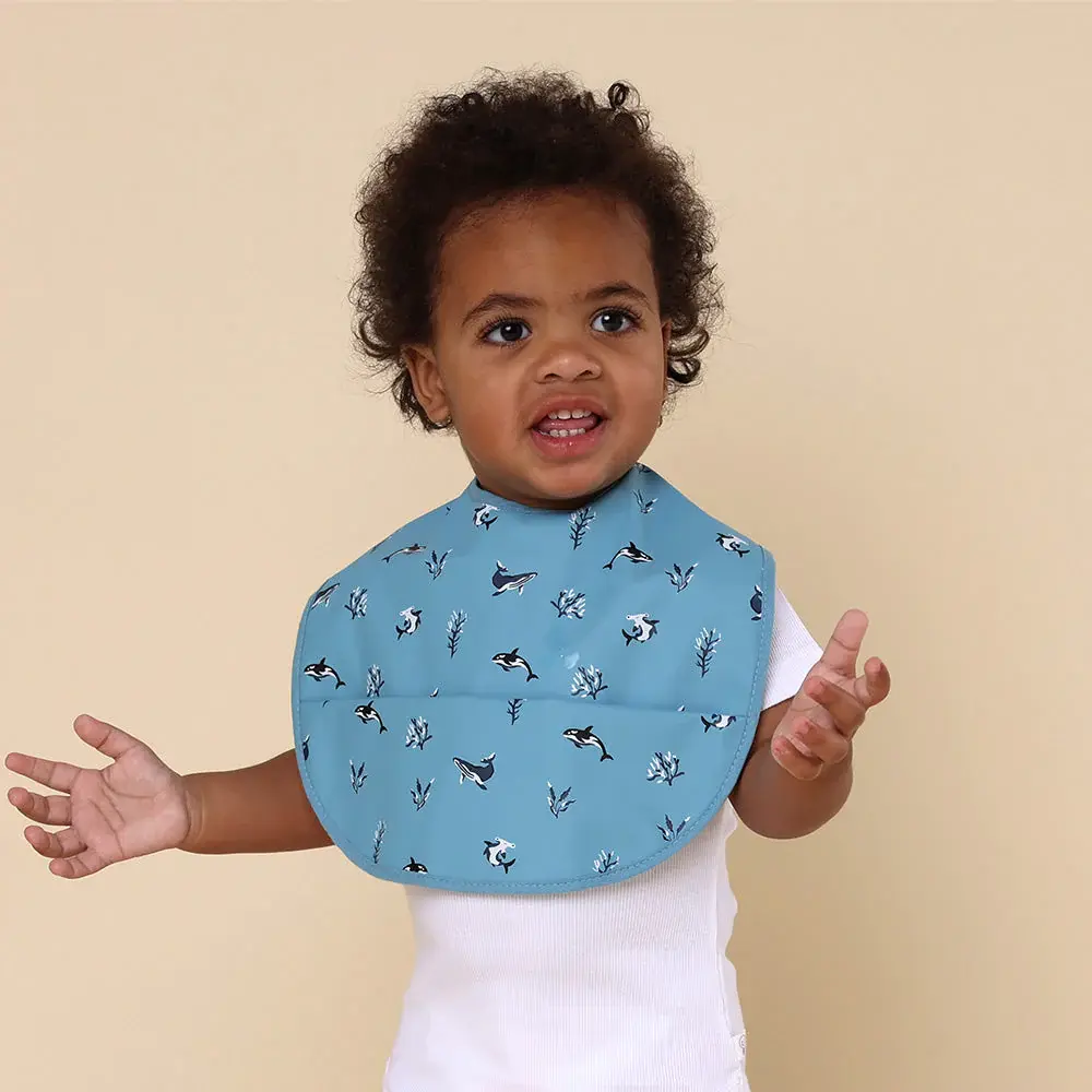 Snuggle Hunny Kids Snuggle Hunny Blue Ocean Snuggle Bib