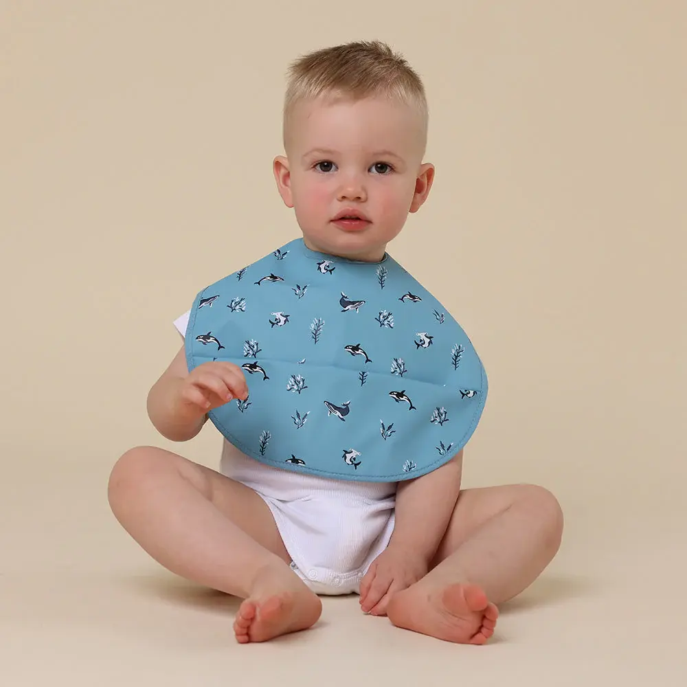 Snuggle Hunny Kids Snuggle Hunny Blue Ocean Snuggle Bib