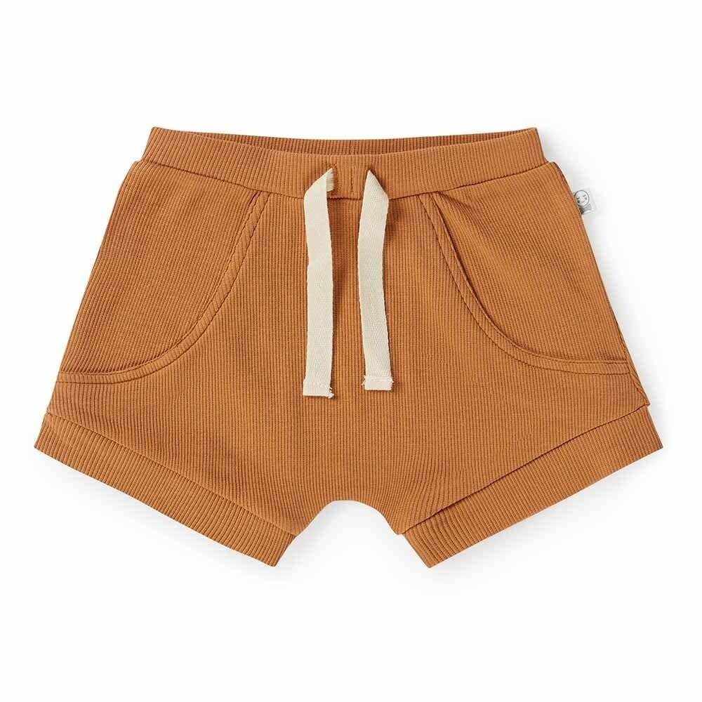Snuggle Hunny Kids Snuggle Hunny Shorts Chestnut - 0-3m