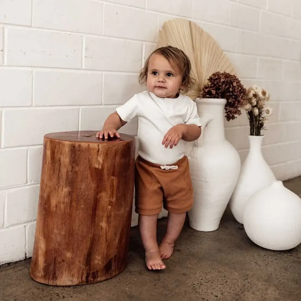 Snuggle Hunny Kids Snuggle Hunny Shorts Chestnut - 0-3m
