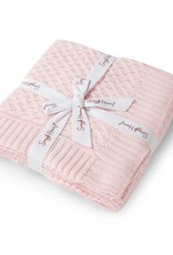 Snuggle Hunny Kids Snuggle Hunny Diamond Knit Blanket - Blush Pink