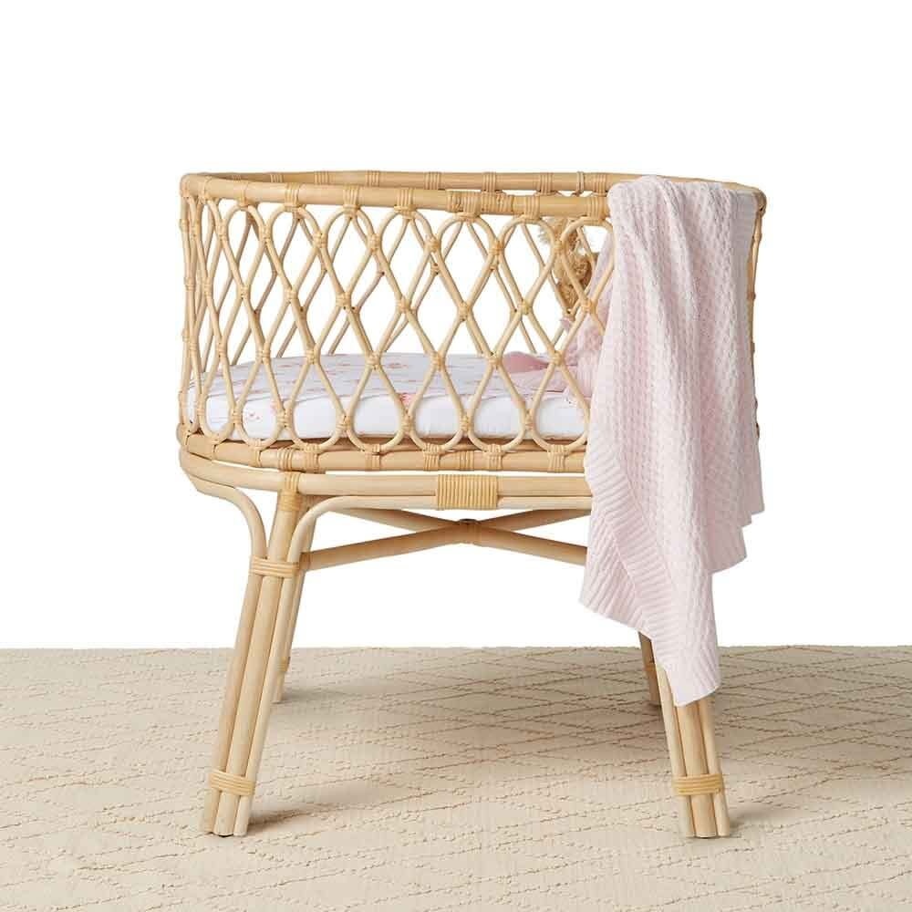 Snuggle Hunny Kids Snuggle Hunny Diamond Knit Blanket - Blush Pink