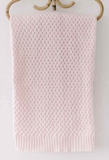 Snuggle Hunny Kids Snuggle Hunny Diamond Knit Blanket - Blush Pink