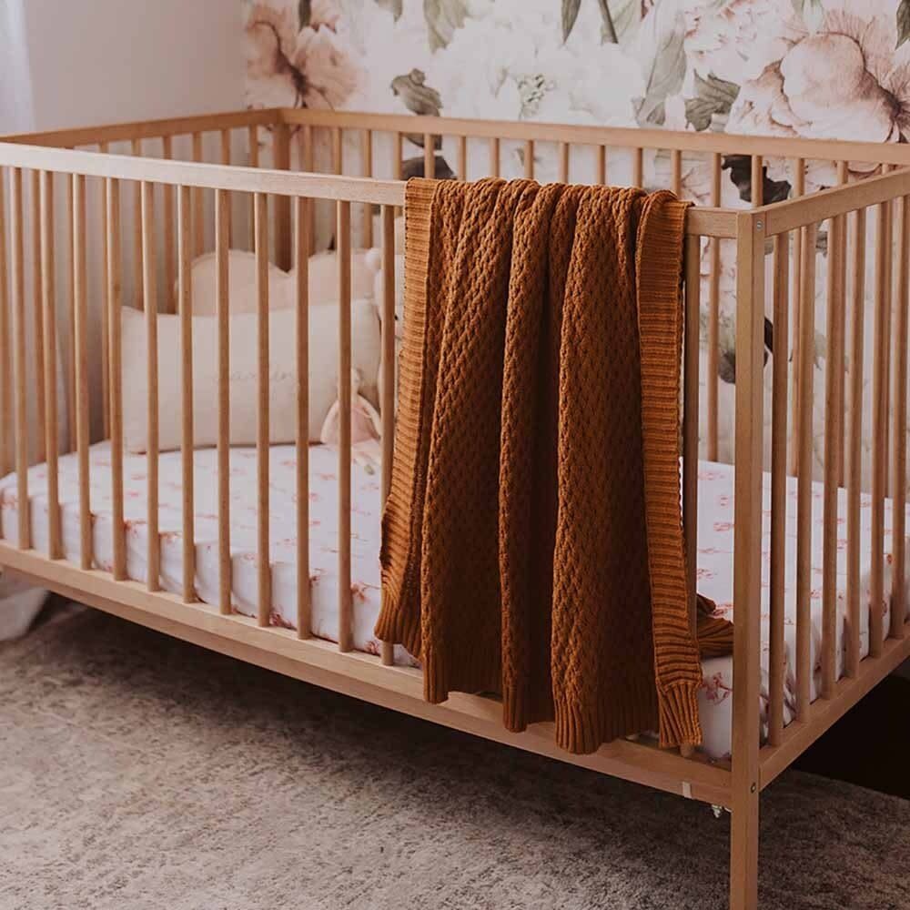 Snuggle Hunny Kids Snuggle Hunny Diamond Knit Blanket - Bronze