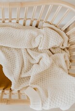 Snuggle Hunny Kids Snuggle Hunny Diamond Knit Blanket - Cream